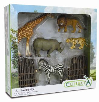 6pcs Wild-life Boxed Set - Collecta Figures: Animal Toys, Dinosaurs ...