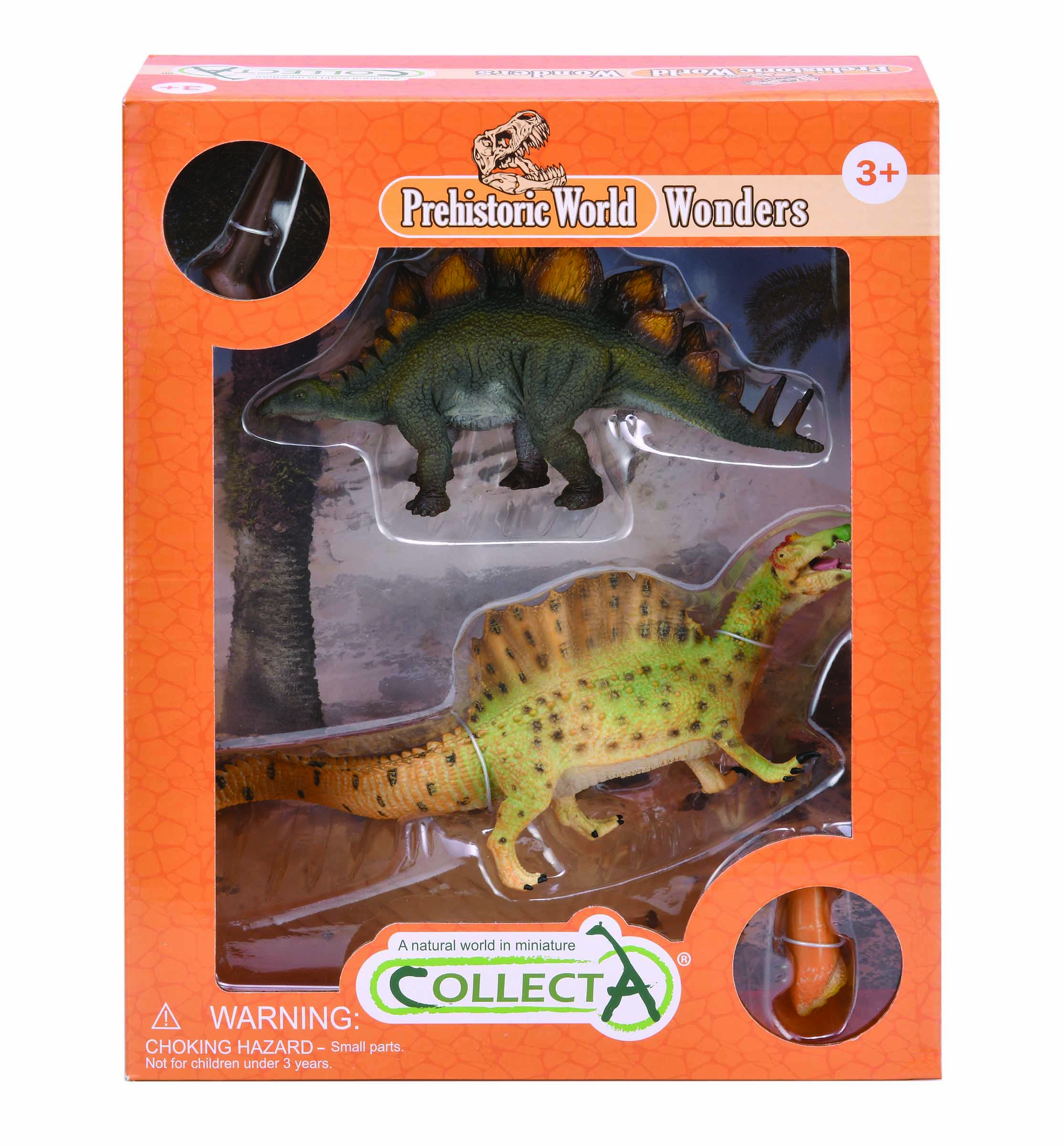 DINOSAUR WONDERS SPINOSAURUS AND STEGOSAURUS - 89876